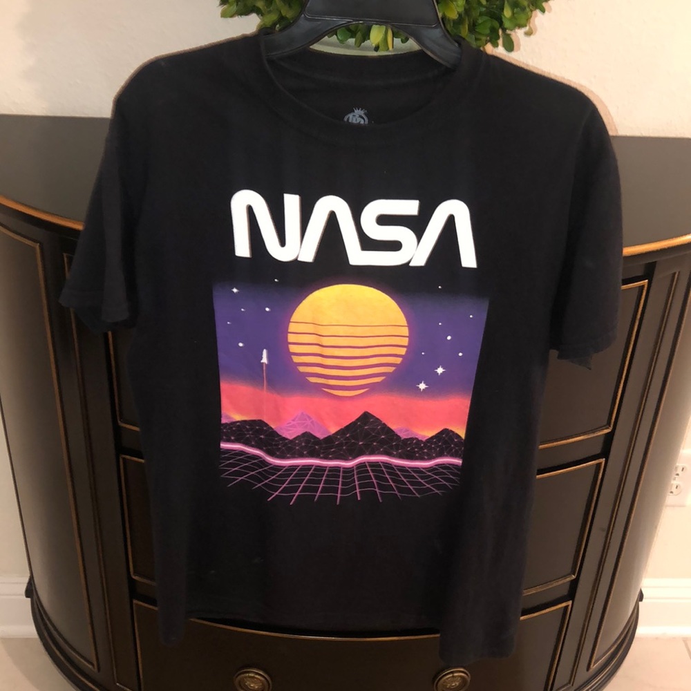 Black Neon NASA Shirt